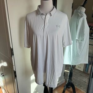 🔴 Under Armour XL White Polo